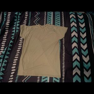 Medium lightly worn tan shirt